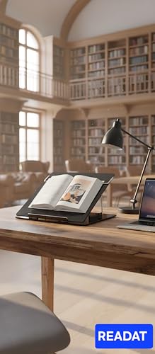 Image of Acrylic Table Top Elevator Writing Desk Standard 7mm Thickness -Black Smoke Color with Height Adjustable 21 * 15 Inch Size