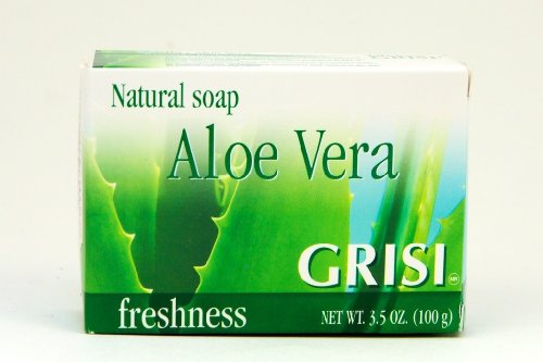 Grisi Aloe Vera Bar Soap 3.5 Oz (Pack of 4)