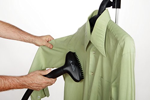 Steam and Go - SAG-12 - Professional Garment Steamer, 1500W - 1.5L Big Water Tank - Includes Pant Press, Fabric Brush and Holding Clips - Great for Delicate and Thick Garments - Thumbnail 3