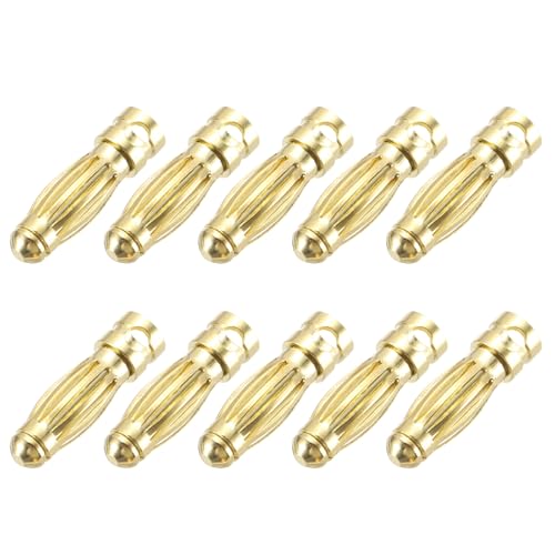 10 conectores banana hembra 3mm para altavoz miniatura 1