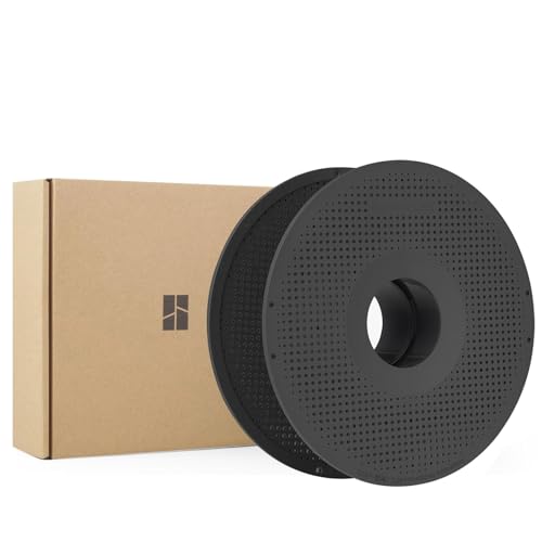 Image of Bamboo Original AMS Detachable Spool Reusable Reel Without Filament for Bambu AMS Black No Filament