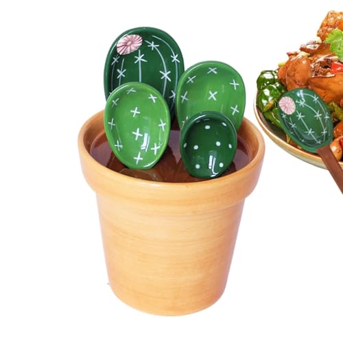 Cuillères doseuses cactus pour sublimer vos moments de pâtisserie en famille