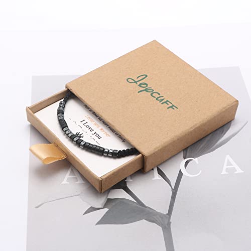 Joycuff To My Bonus Daughter I Love You Morse Code Bracelet For Women Bracelet For Daughter Strand Inspirational Morse Code Christmas Mother's Day Gift For Daughter #TOP5