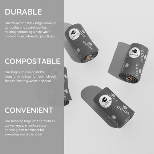 Home-Compostable-Dog-Poop-Bags-Rolls-Extra-Thick-Leakproof-Dog-Waste-Bags-Made-of-Cornstarch-Doggie-Poop-Bags-with-Handles-Unscented-Easy-to-Open-120-Count-8-Rolls