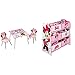 Worlds Apart Disney Conjunto De Mesa Y Dos Sillas, Madera, Rosa, One Size + Hello Home Librería Infantil De Estantes Colgantes, Madera, Blanco, One Size