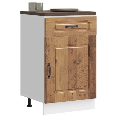 Fasba Mueble bajo de Cocina Kalmar Madera Antigua de ingeniería
