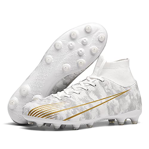 ELAPHURUS Herren Fußballschuhe High Top Anti-Rutsch Herren Fußballschuhe...