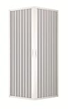 ROLLPLAST PINTO Mampara de ducha 70 x 70 cm, de PVC, modelo acuario con apertura central