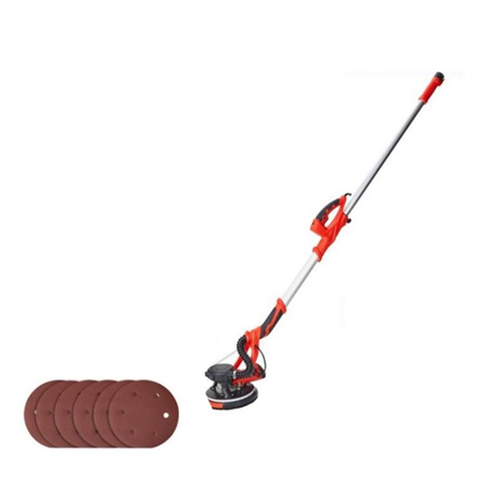 Aubest Set 3-850W Wall Sander, Electric Drywall Sander Pole Drywall Sander Wall Polishing Machine Dustless Led Light Wall Putty Polisher Machine 800W/850W/1250(Set 3-850W)