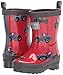 Hatley Boy's Printed Rain Boots, Farm Tractors, 9 US Child