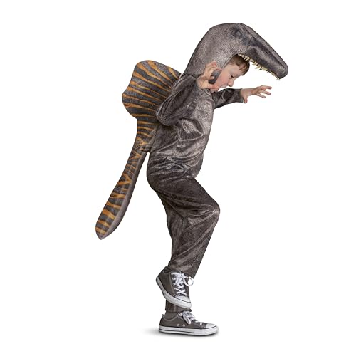 Disguise Jurassic Era Spinasaurus Costume for Kids, Official Rebirth Dinosaur Movie Costume, Child Size (4-6)