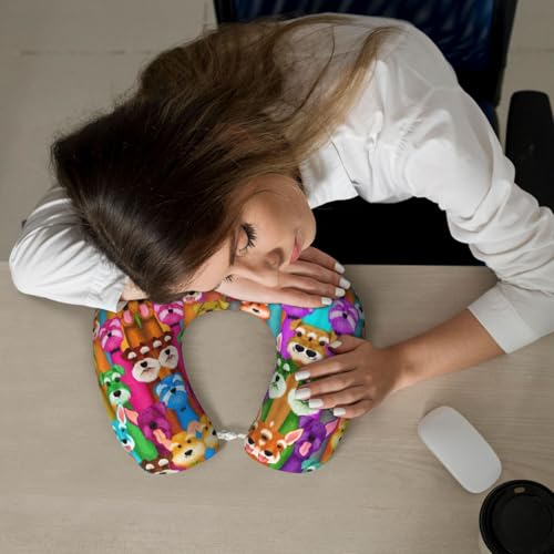 Almohada cervical de poliéster tamaño único negra miniatura 7