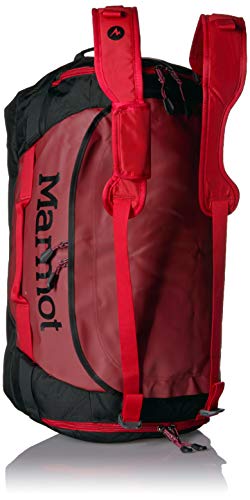 Marmot Long Hauler Large Travel Duffel Bag, 4575ci (75 Liter), Brick/Black