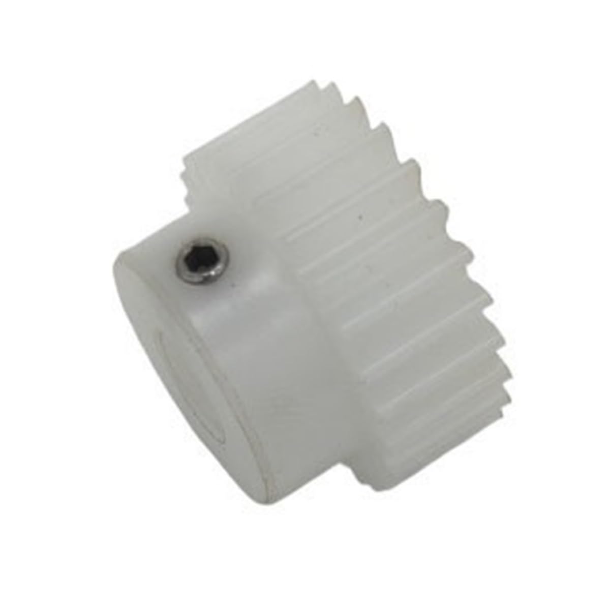 Cylindrical Drive 1pcs POM 0.8 Module 15 Teeth Spur Gear with Step Gear 3mm 3.17mm 4mm 5mm 6mm Bore Plastic Pinion Gear DIY Transmission Rack Machinery(4MM BORE)