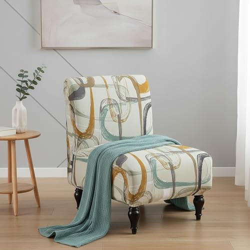 Funda para Silla sin Brazos y fundas de sofá pequeñas de tela lavable 8