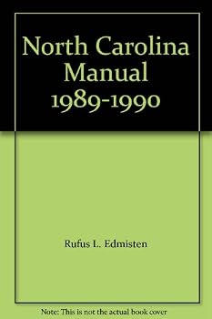 Unknown Binding North Carolina Manual 1989-1990 Book