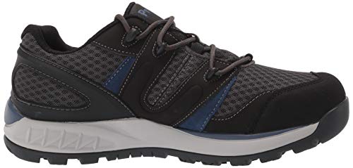 Propét Mens Vercors Hiking Shoe, Grey/Blue, 10 Xx-Wide Us #TOP5