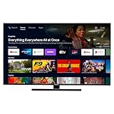 MEDION X15048 (MD 30060) 125,7 cm (50 Zoll) QLED Fernseher (Android TV, 4K Ultra HD, Dolby Vision HDR, Dolby Atmos, Netflix, Prime Video, Google Chromecast & Assistant)