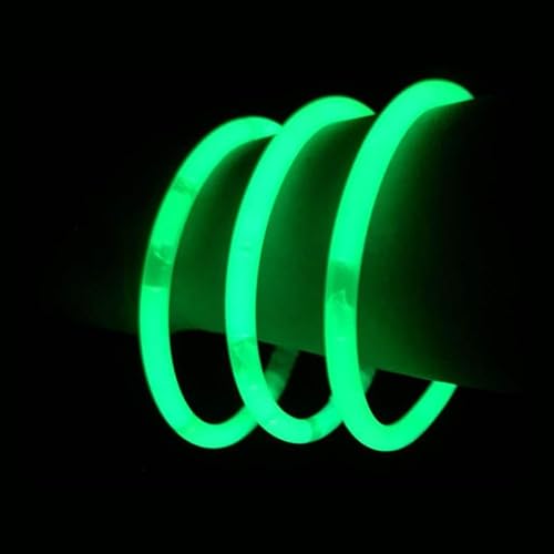 Piro89 Braccialetti Luminosi 100 pezzi verde