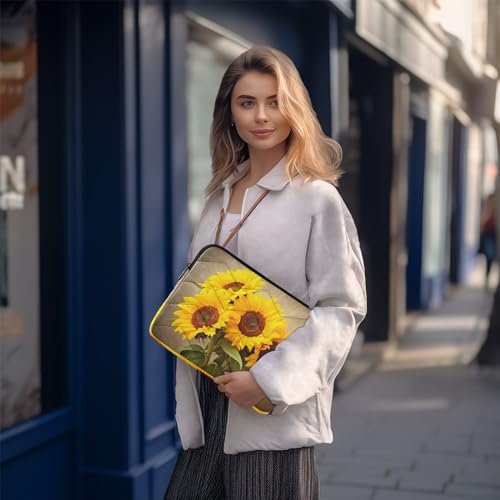 Funda para Laptop Vivid Sunflowers 13-14 Pulgadas Impermeable miniatura 7