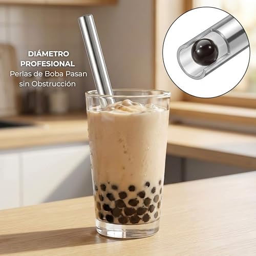 Opiniones y reviews de Popotes de Acero Inoxidable Walmart los 5 más buscados. 8 Imagen adicional