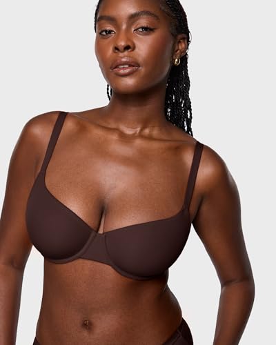 Image of INLYRIC Women's Unlined Balconette Bra Demi Underwire