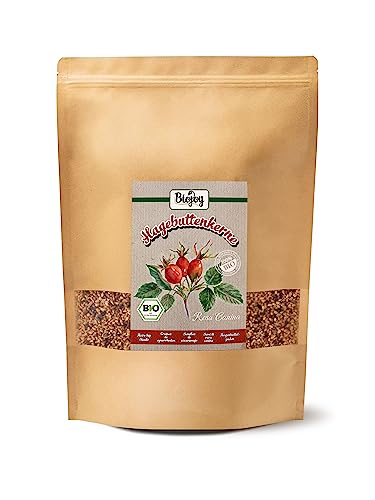 Biojoy BIO-Hagebuttenkerne (2 kg), getrocknet und ganz, Hagebuttentee (Rosa Canina)