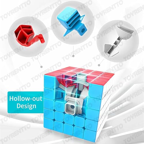 Image of Moyu Meilong 5x5 Speed Cube Smooth Turning Stickerless Puzzle Toy for Beginners and Professionals High Performance 5x5 Cube for Kids and Adults