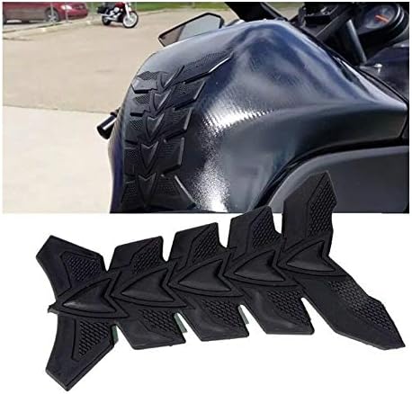 Miniatura 4 de 1 unids 3D Fibra de Carbono Motocicleta Gel Aceite Gas Tanque de Combustible Almohadilla Adhesivo Protector