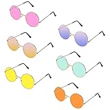 hippie retro style Die runde Sonnenbrille passt zu jeder Gesichtsform und bringt Ihren einzigartigen Charme zur Geltung. Der klassische Stil mit Retro-Look macht diese Sonnenbrille zu einem unverzichtbaren Accessoire.