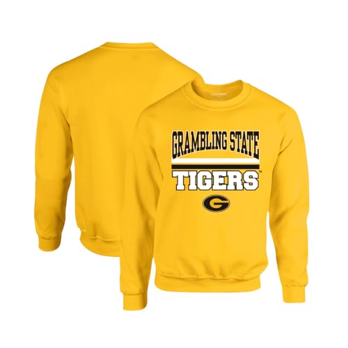 License Champs Grambling State Tigers Offical | Official College NCAA Game Day Merchandise | VNPGRB301, L.C.112, AGLD, XL Athletic Gold
