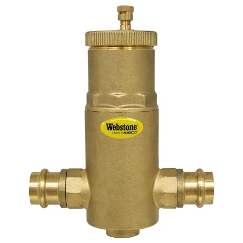 Image of Webstone 78004 Press Air Separator, 1 inch Size, Brass