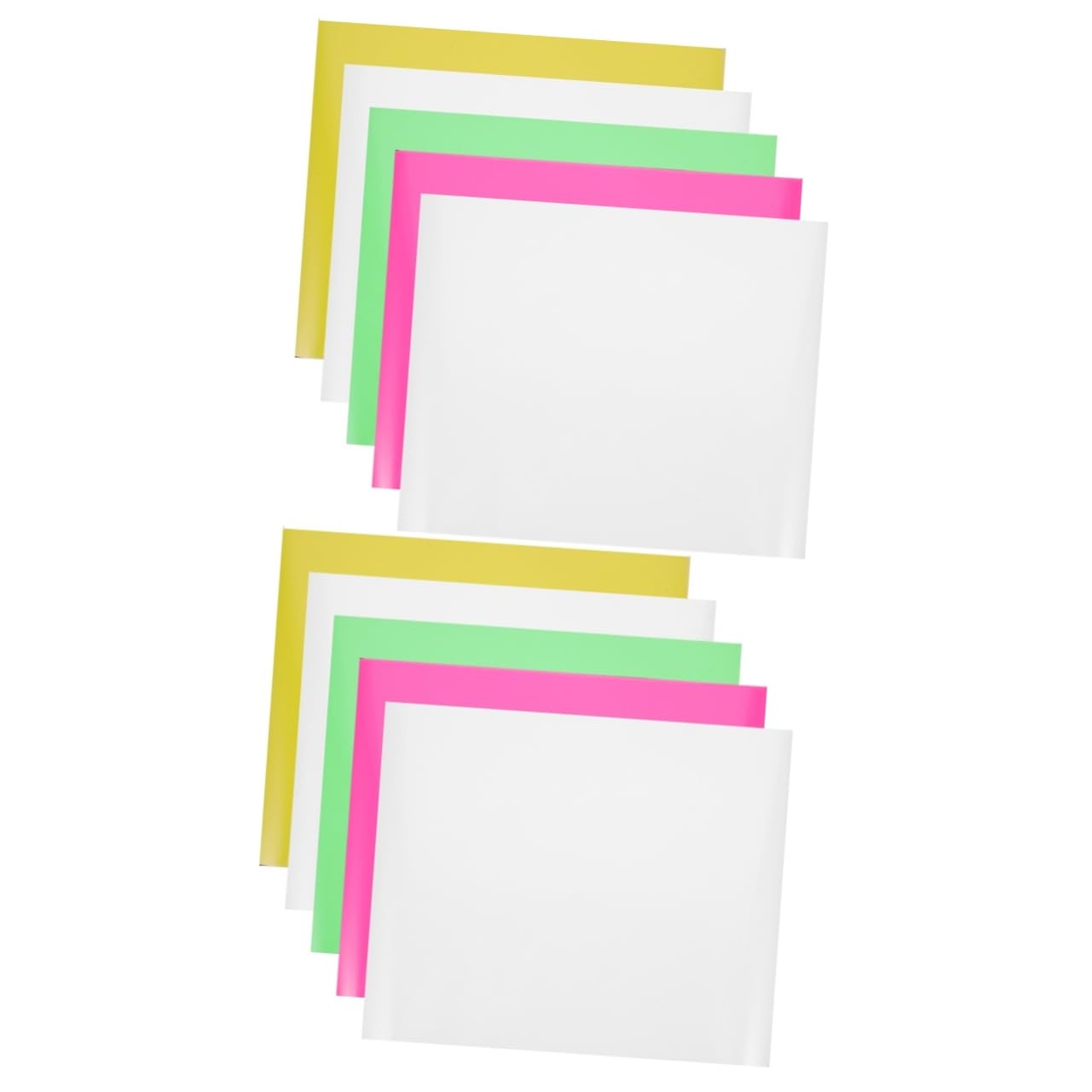 Artibetter 2 Sätze Beschriftungsfolie Wärmeübertragungsfolie Für Den Haushalt Kleidung Handwerk Film Vinyl-wärmeübertragung Druckzubehör Wärmevinyltransfer Pvc 5 Stücke * 2