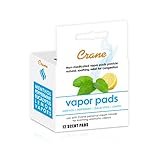 Crane Vapor Pads for EE-5948 Cordless Personal Steam Inhaler, White, 12 Count (Pack of 1)