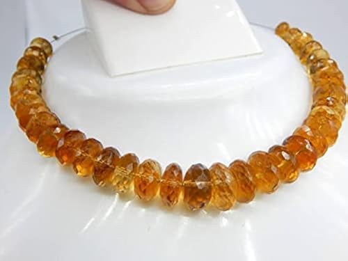Citrine perles rondelles pour créer vos bijoux d'été bohèmes