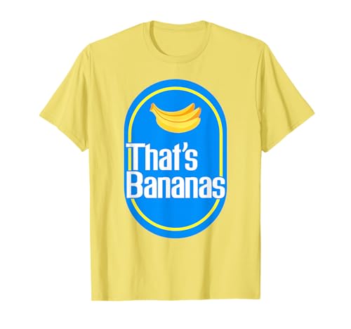 Funny Bananas Shirt That's Bananas t-Shirt Halloween Costume T-Shirt