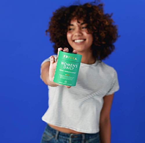 Friska Women's Daily & Collagen Recharge Probiotics Bundle | Digestive Enzymes & Probiotic Supplement | Feminine Gut & Beauty Support | 30 Capsules + 20 Stick Pack #TOP7