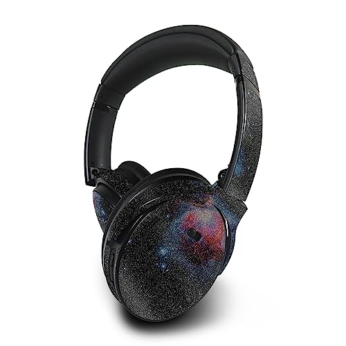 Image of MightySkins Glossy Glitter Skin Compatible With Bose QuietComfort 45 Headphones - Red Giant | Protective, Durable High-Gloss Glitter Finish | Easy to Apply, Remove, and Change Styles | Made in The USA