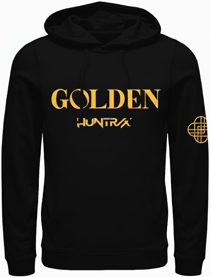 Mad Engine K-Pop Demon Hunters Golden HUNTRIX Logo Sweatshirt Pullover Hoodie