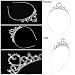 WLLHYF Silber Prinzessin Krone Kristall Schärpe Tiara Strass Stirnband Haarschmuck für Geburtstag Weihnachten Dekoration Frauen Mädchen Braut Hochzeit Haarbänder Schmuck (Silber)