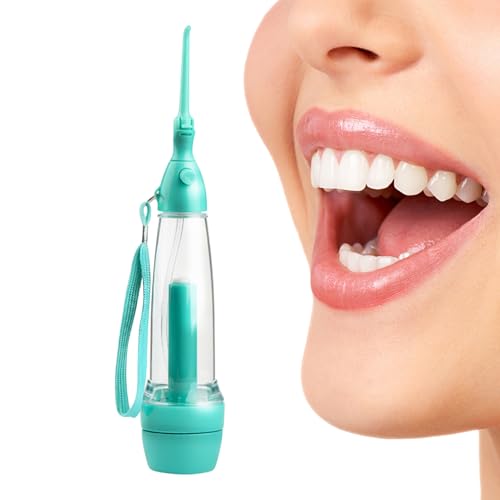 de agua - Irrigador bucal ligero para adultos, irrigador manual inalámbrico para el cuidado de las encías y la higiene bucal, uso diario para niños y adultos, para viajes