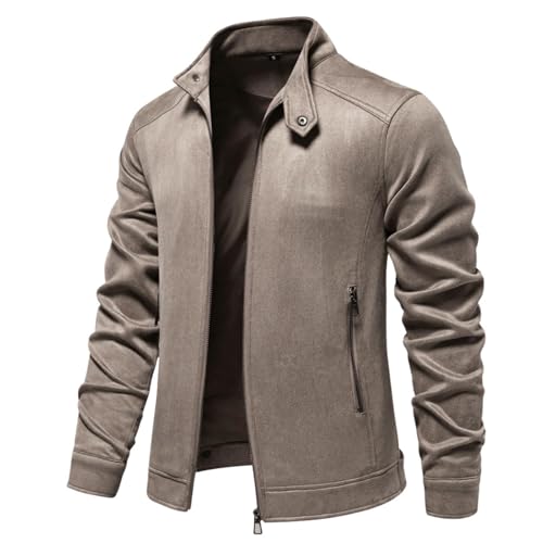 Veste de travail homme couleur unie tendance et polyvalente pour le quotidien