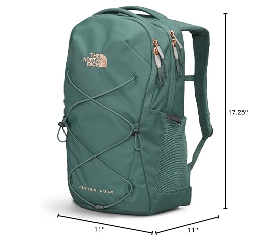 Image of THE NORTH FACE Women's Every Day Jester Laptop Backpack, Dark Sage /Burnt Coral Metallic, One Size