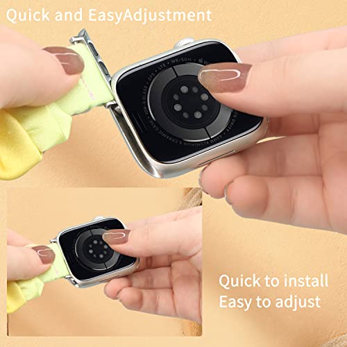 Meideli Compatible with Apple Watch scrunchie Strap - Image 3