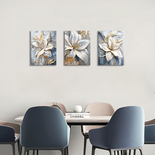 Peintures abstraites Lys sans cadre pour personnaliser facilement vos murs de chambre