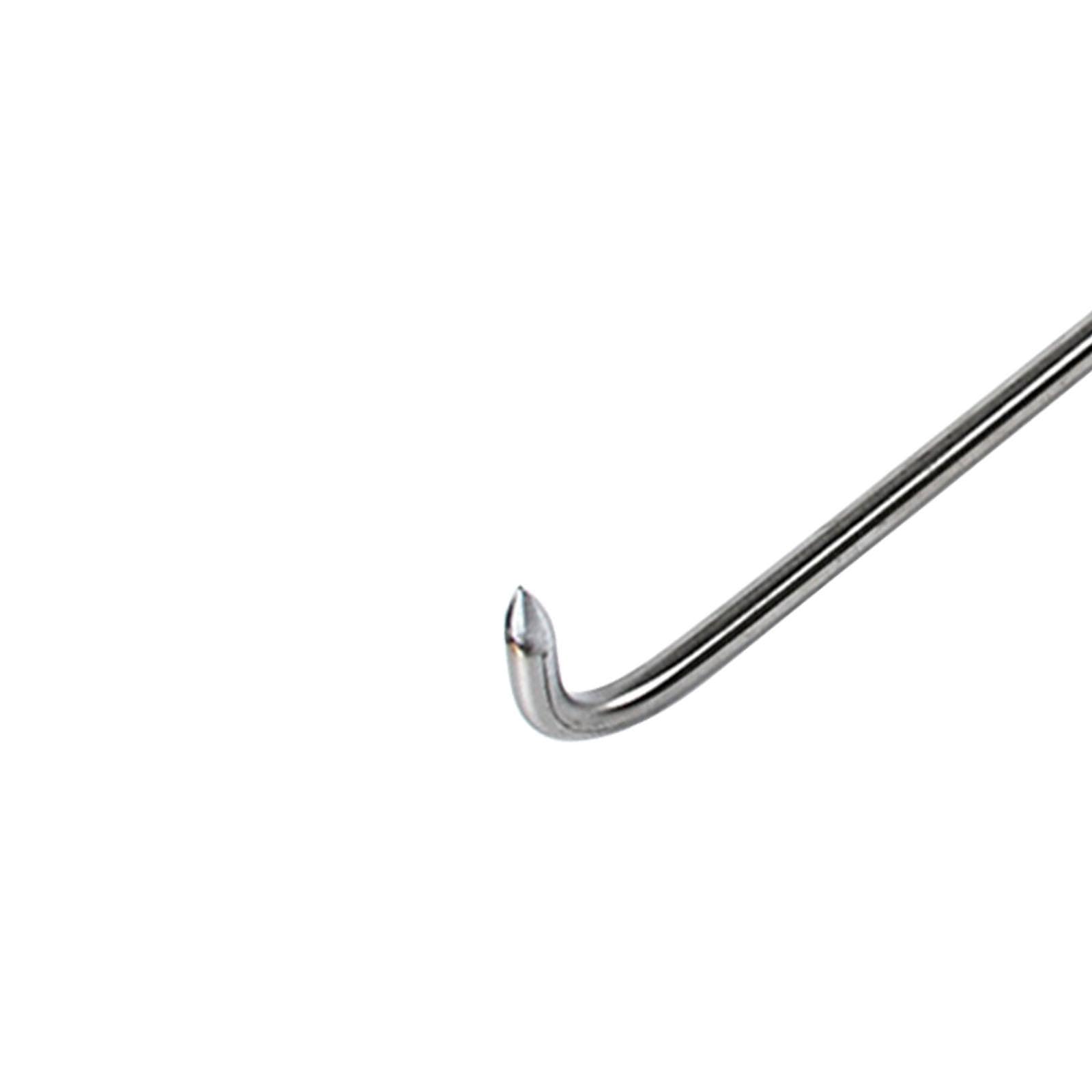 Qianly Manhole Hook Tool Versatile Lifter, Portable Steel Door Lifting Hook Sturdy T Shape Hook for Septic Tank Lids Sewer Lids, 38cm 10mm sharp