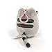 GUND Pusheen Snackables Donut Cat Stuffed Plush Backpack Clip, Gray, 5