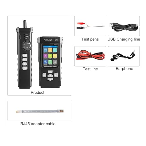 Rastreador red RJ45 NF-8506 con identificación precisa de continuidad 6