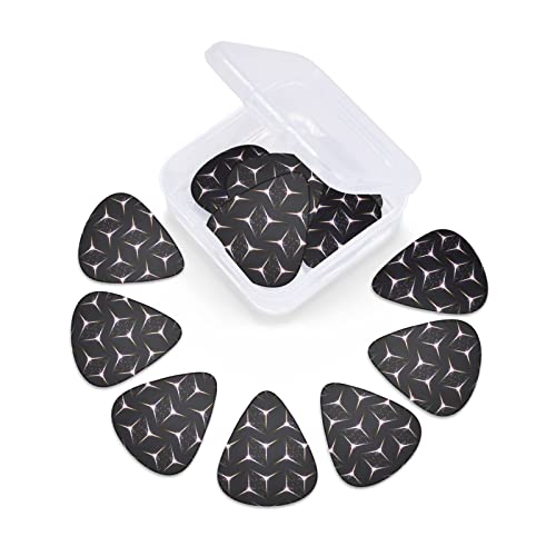 Lot de 12 médiators de guitare polygone en métal doré clair pour guitare électrique basse acoustique avec boîte - Les Beatles, Paul McCartney, John Lennon, RIngo Starr, George Harrison Lot de 12 médiators de guitare polygone en métal doré clair pour guitare électrique basse acoustique avec boîte – Image 4
