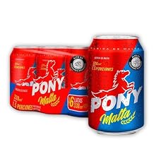 DECA EXPERTS - PONY Malta Bebida sin Alcohol - Malt Beverage Non-Alcoholic Drink 330ml - 11.61 Fl Oz - Imported from Colombia